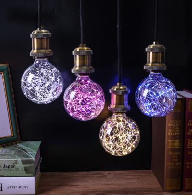 China 1W G125 Green Fairy Lights E27 G125 Glass Copper Wire Led Star Collection Light Bulb for sale