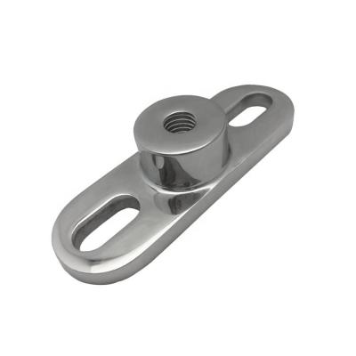 China Travel trailer stainless steel spring seat applicable to pneumatic hydraulic M10 rod, cylinder base and other supporting connecting bases for sale