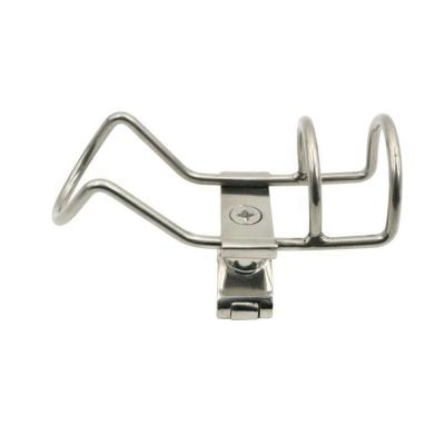 China 316SS Marine Hardware 316SS Boat Rod Holder Clamp-on 25mm Rail Mount Fishing Rod Holder for sale