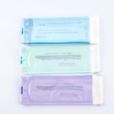 China Disposable Triple Sterilization Self Seal Oral Pouch Box Seal Strip Sterilization Bag Oral Supply Pouch Storage Sealed Cleaning Bag For Dental for sale