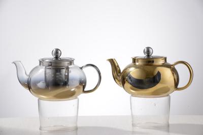 China Double wall glass, Heat-resistant  glass teapot, borosilicate glass tea set, Espresso, Latte, Cappuccino cup for sale