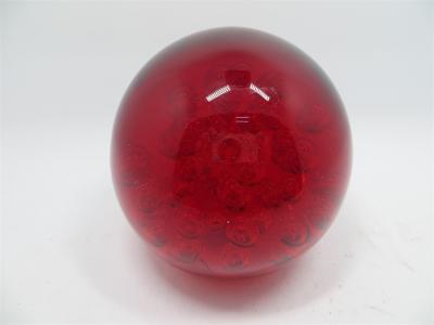 China Glass paperweight,  glass ball,  glass round ball, hand made glass, home decorative glass, art glass, glass color ball for sale