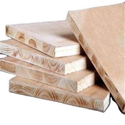 China Modern cheap price Pine wood 4*8 melamine veneer block boards 18mm for furniture decoration for sale