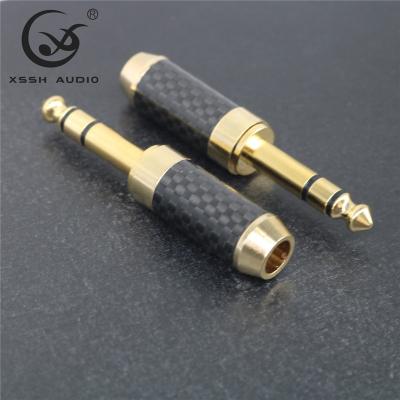 China audio & Video Cheap Price Wholesale YIVO XSSH OEM High Fidelity Mono Stereo Earphone Plug In 6.35MM Jack Connector 6.5MM Audio For Max 8mm Cable for sale