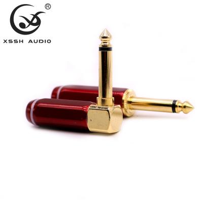 China audio & YIVO XSSH Video High End Gold Plated Audio Video Guitar Plug In 6.35mm Mono Phone Socket or 6.5mm Jack Connector for sale