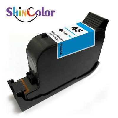 China ShinColor 45 45a 51645a 51645 Cartucho Premium Black 45si Remanufactured Ink Cartridge For Hp45 For Hp Deskjet 710c 830c Printer for sale