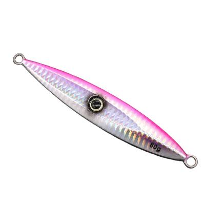 China Castfun Lead Lure 40g 60g 80g 100g 120g 150g 200g Saltwater Jig Fish Slow Bait For Tuna Fishing Lure Metal Jigs for sale