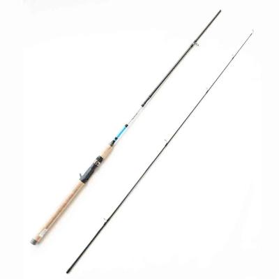 China Carbon In Stock 8' High Carbon Spinning Fishing Rod 2 Section Fish Rods for sale