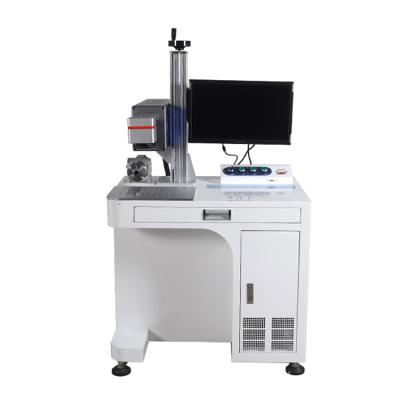 China Economic Laser Marking 30W 35W 60W CO2 Laser Marking Machine With Metal Tube For Wood Marking for sale