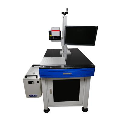 China Laser Marking Machines 300-100 KHz UV Laser Frequency 3W 5W 1 Laser 0W Marking Machines For Glass for sale