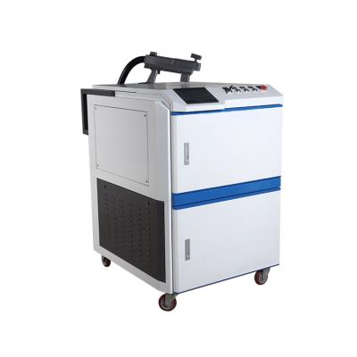 China 1100*860*1200Mm Stainless Steel 500W Fiber Laser Cleaning Machine For Clean Metal Rust for sale