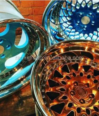 China ALLOY gold finish alloy wheel rim with pcd 5x120/5x114.3 for sale