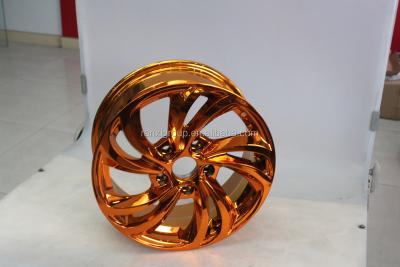 China Beautiful shape 15/17 inch 4*100 aluminum alloy wheel rim/bule colored car alloy wheel for sale