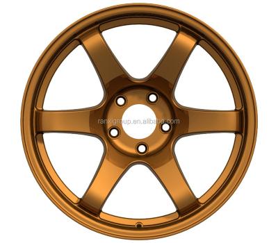 China New shape beautiful design matte black car alloy wheels/car mag aluminum wheel rim 17 inch for sale