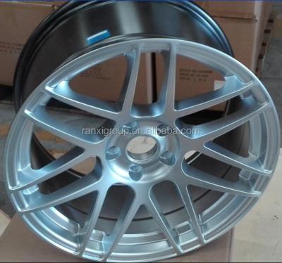 China Silver Aluminum Wheel 5x100 / 5x114.3 Rim Hyper Aluminum Car Alloy Wheel 19