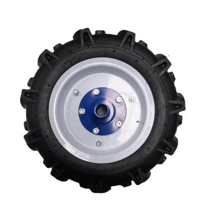 China Hotels 4.50-10 Tractor Tire And Wheel With Metal Rim For Tractor Tiller 4.50x10 for sale