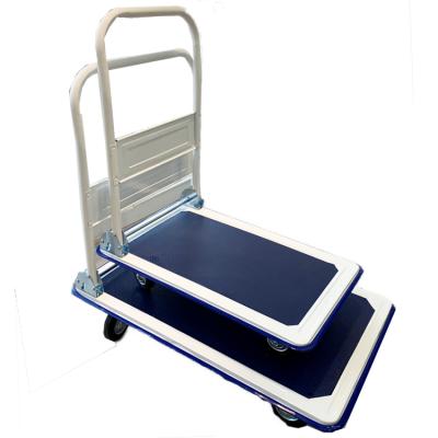 China LN-2043 Steel Hand 150kg And 300kg Platform Loading Trolley With Anti-Slip Film for sale