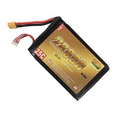 China Large Capacity Toys Drone 28000mah Battery 6s Lipo Drone Battery For Quadcopter for sale