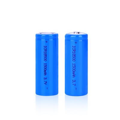 China Hot Selling Toys 18500 3.7v 1400mAh Li Ion 18500 Battery with Rechargeable in Stock for Laptop, Tablet and GPS for sale