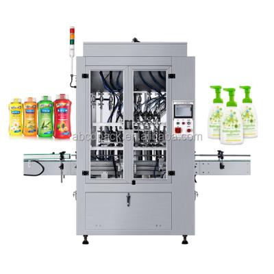 China 6 Head Automatic Food Bottle Filler Shampoo Filling Machine Chemical Liquid Filling Machine for sale