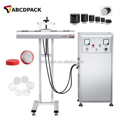 China Semi Automatic Food Aluminum Foil Sealer Continuous Induction Sealer Machine Electric Plastic Bottle Sealing Machine for sale