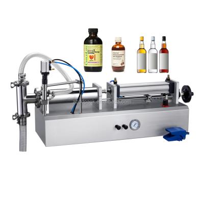 China Semi-automatic Beverage Pet Beverage Glass Packaging Bottle Juice Filling Machine for sale