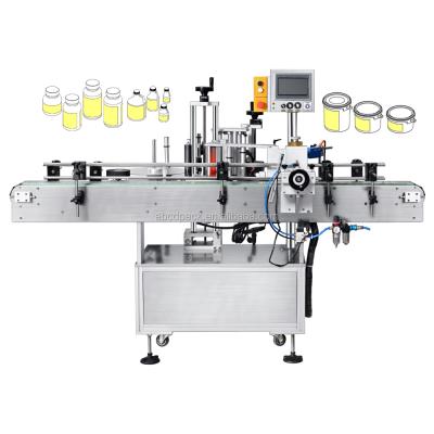 China Instant Round Bottle Stock Machine Beverage Labeler Label Sticker Automatic Jar Labeling Machine for sale