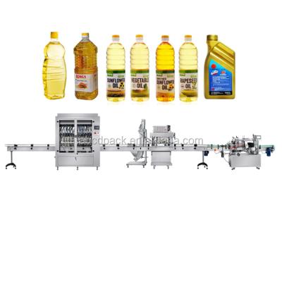 China CE Standard Automatic Oil Packing Line Palm Oil Vegetable Oil Production Filling Line for sale