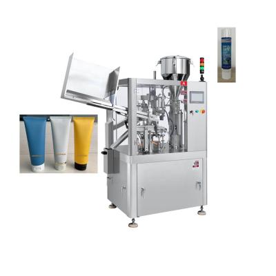 China Automatic Food With Plastic Aluminum Tube Auto Loading Rotary Filling Sealing Machine for sale