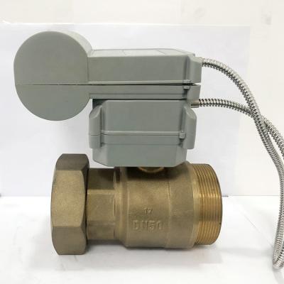 China General Hot Sale Electric Water Ball Valves Gearbox With Brass for sale