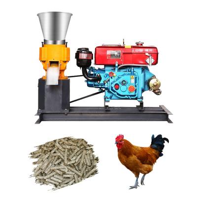 China Factory special price gasoline diesel feed processor for pasture use 2mm - 6mm cattle sheep horse chicken rabbit pig feed pellet machine for sale