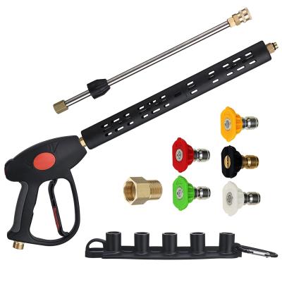 China Widely Applied Car Wash Foam Gun Snow Foam Lance Jet Car Cleaning Washer High Pressure Water Sprayer Gun Set for sale