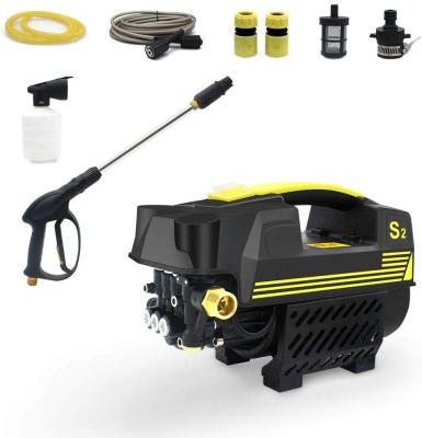 China Portable Electric Car Power Action 1700w 100 Bar Car High Pressure Washer for sale