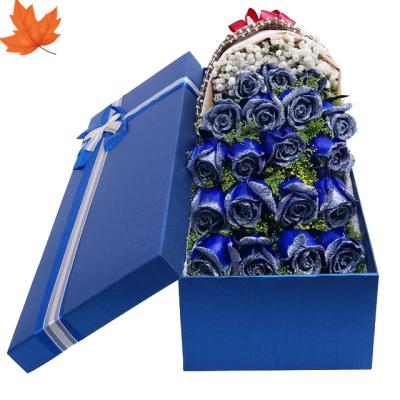 China Custom Luxury Cardboard Wholesale Recyclable Rose Flower Gift Box for sale