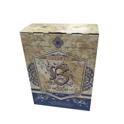 China Recyclable Accept Custom Order And Recyclable Cardboard Spirits Beer Packaging Box for sale