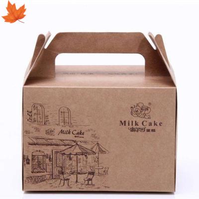 China Factory Wholesale Recyclable Custom Bakery China Birthday Cake Corrugated Box With Hands for sale