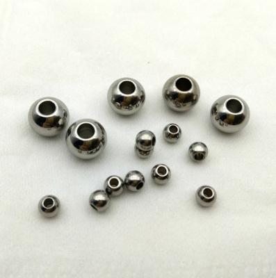 China Nail polishing decoration toys high precision small size etc. drilled stainless steel ball/sphere for sale