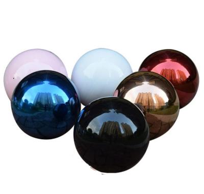 China Home Decor / Art Project / Accessories Etc Blue Pink Purple customized stainless steel gazing decorative ball sphere for sale