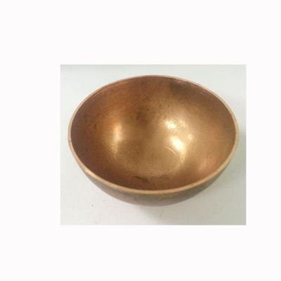 China The hardware/decoration parts etc. Polished Copper Hemisphere Copper Ball Half Cavity Copper Half Sphere for sale