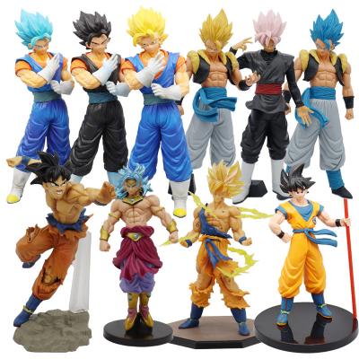 China Cartoon Toy Goku Figure GK Saiyan Collection Birthday Gifts Super PVC DBZ Action Number for sale