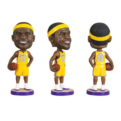 China Europe NBA star doll handmade model gift open resin creative home decoration doll for sale