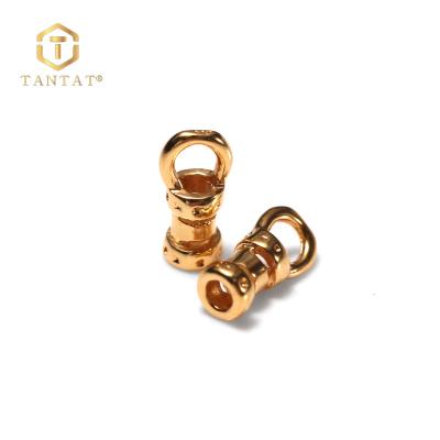 China Jewelry Making Bracelet Necklace Bezel Copper Crimp End Connectors For DIY Jewelry Making for sale