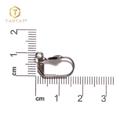 China Silver Plated Brass Jewelry Leverback Earring Hook For Women Customer Demand for sale