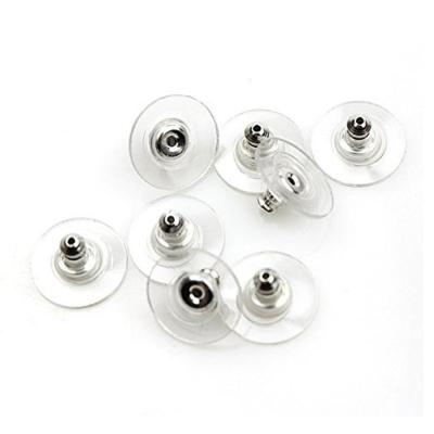 China Hypoallergenic Performance Bullet Clutch Solder Earring Backs With Protective Safety Backs for sale