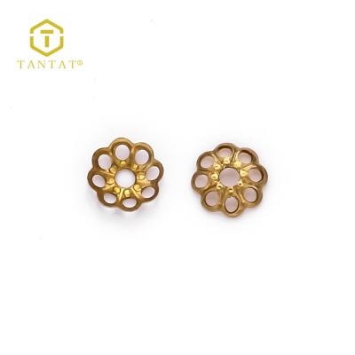 China Jewelry Making Cheapest Price Brass Jewelry Findings Brass End Spacer Bead Cap for sale