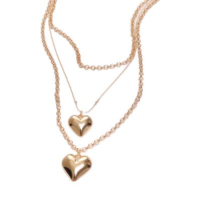 China Romantic Love Multilayer Necklace, Fashion Creative Clavicle Chain for sale