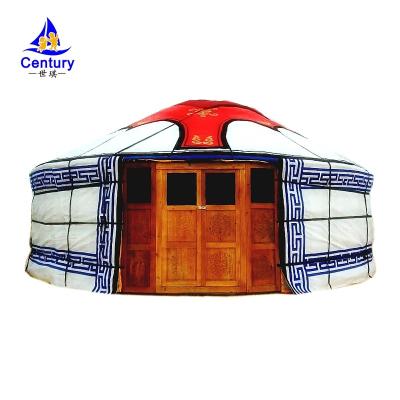 China Eco-friendly Wooden Mongolian Yurt Water Proof for sale