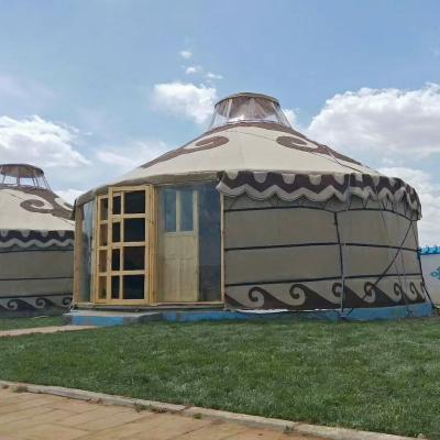 China Water Proof Luxury Mongolian Yurt Raincoat For Family Camping for sale