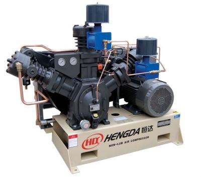 China Lubricated High Pressure Air Compressor For PET Blow Machine for sale