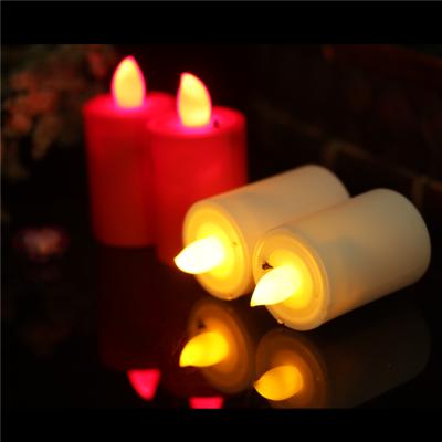 China Factory direct sale flameless rechargeable rose candle votive led light for sale